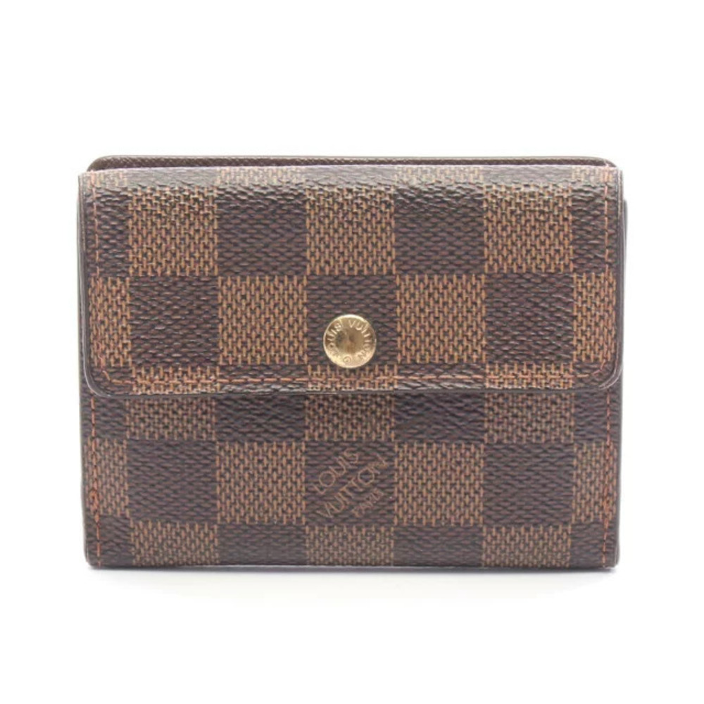 Louis Vuitton Ludlow coin case Wallet Canvas Damier Brown